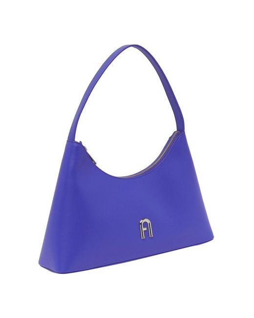 Furla Purple Small Diamante Bag