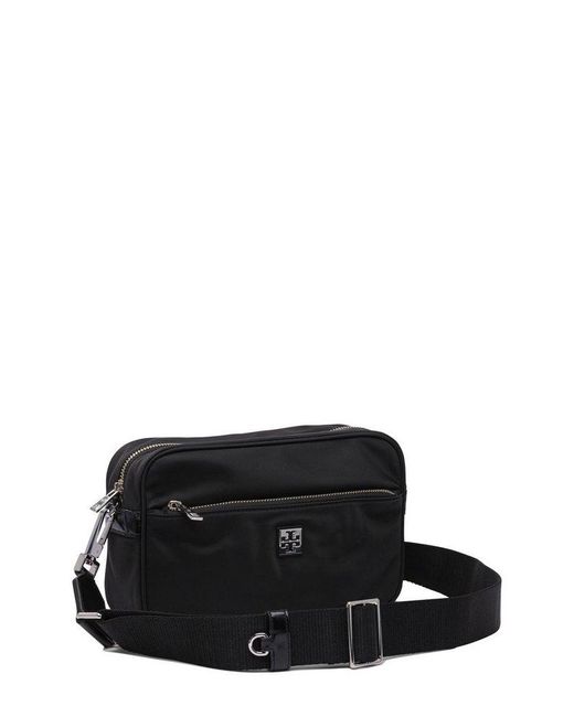Tory Burch Black Virginia Zipped Shoulder Bag
