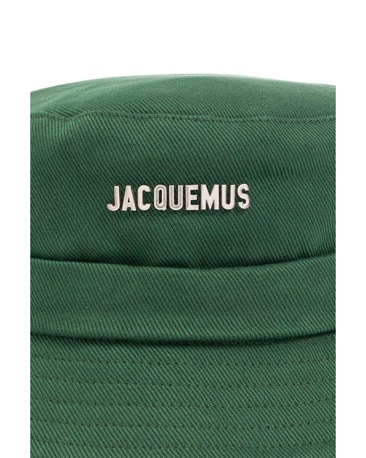 Jacquemus Green 'gadjo' Cotton Bucket Hat,