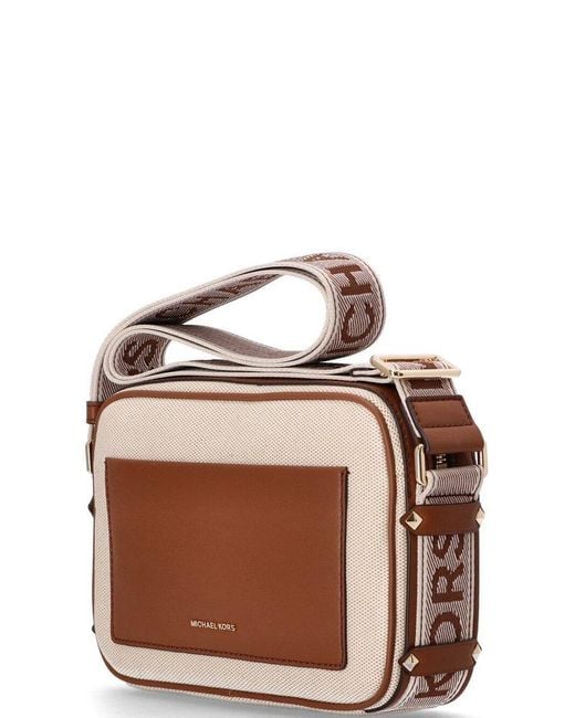 Michael Kors Brown Maeve Large Crossbody Bag