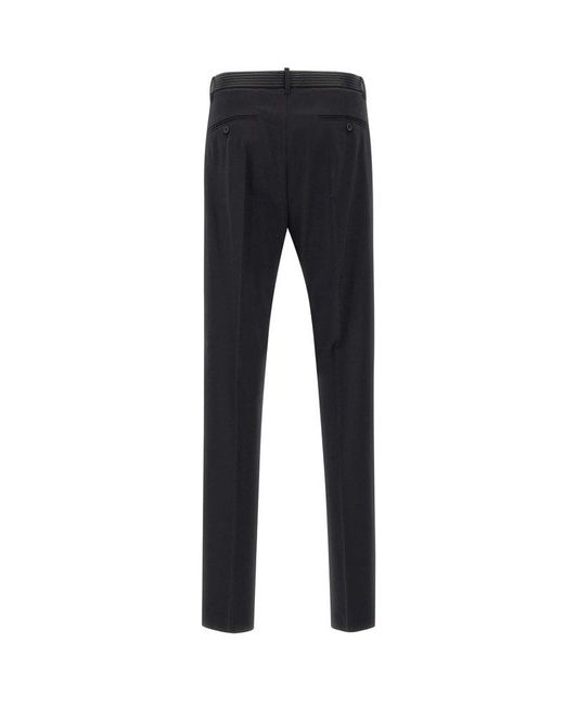 DSquared² Blue Fresh Wool Capsule Trousers For Rocco Siffredi for men