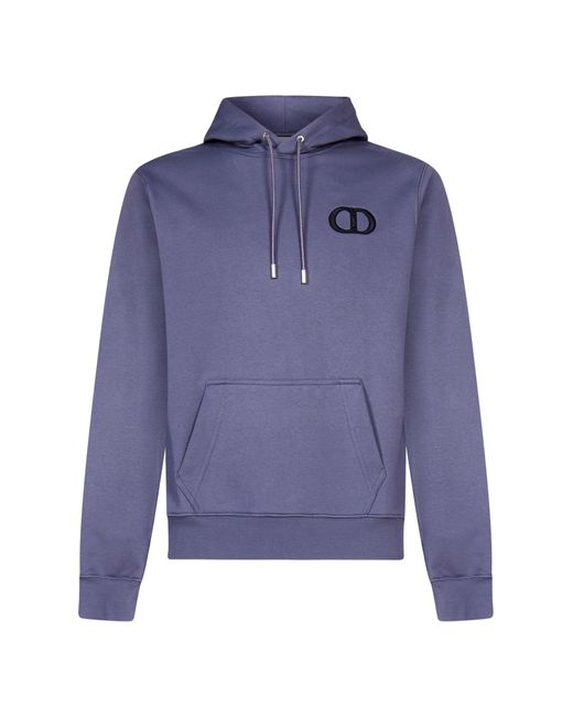 Dior Purple Cd Icon Embroidered Hoodie for men