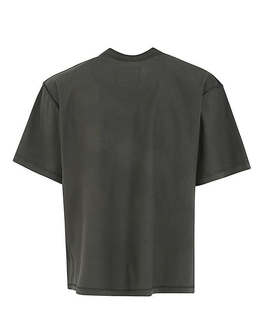 Sacai Gray Cotton Jersey T-shirt Clothing for men