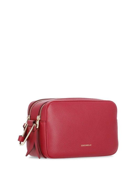 Coccinelle Red Malory Small Crossbody Bag