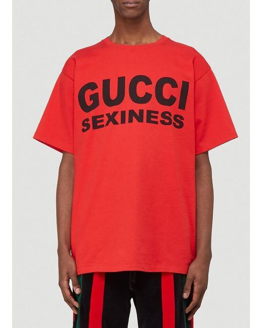 gucci tshirt red