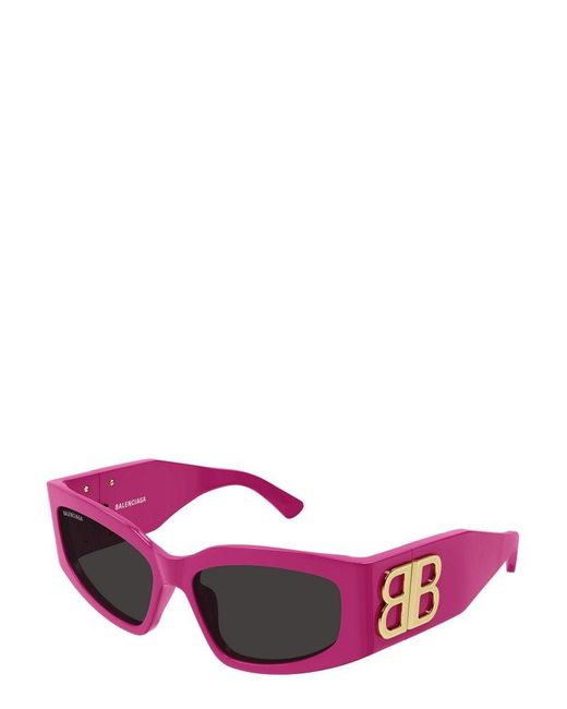 Balenciaga Purple Cat-eye Frame Sunglasses
