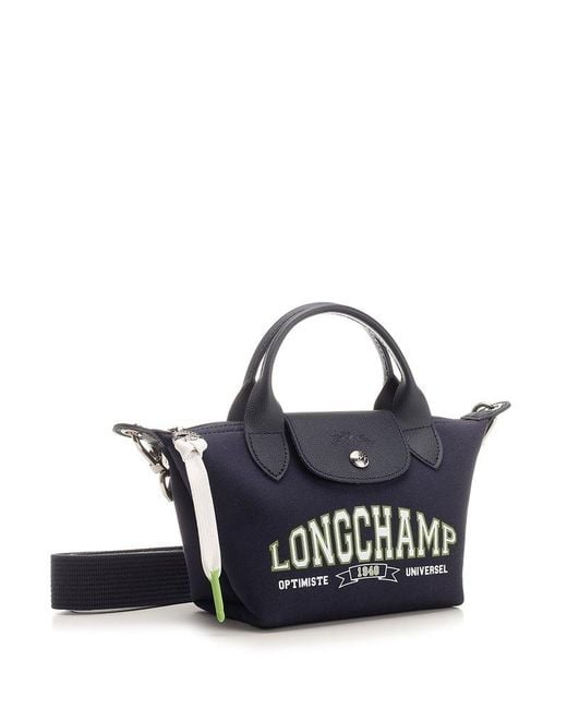 Longchamp Blue Le Pliage Collection Xs Handbag