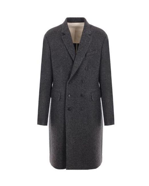 Dries Van Noten Black Coats for men