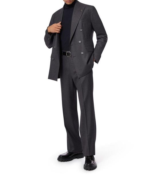 Tagliatore Blue Wool Suit for men