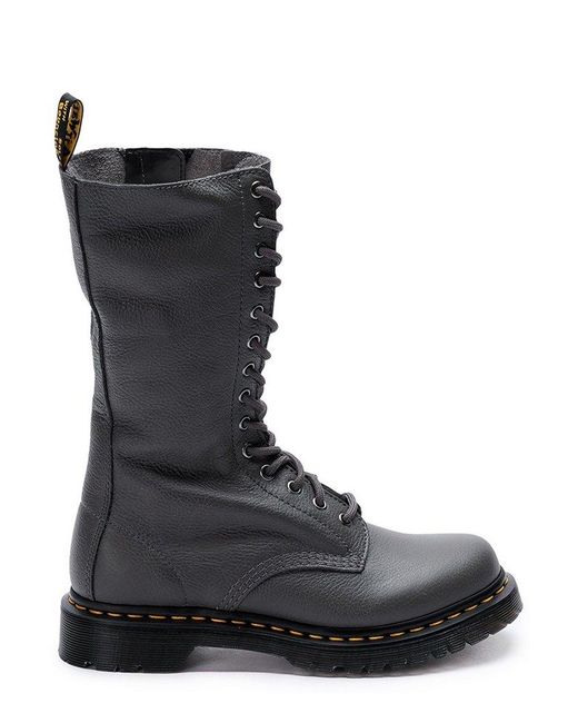 Dr. Martens Black Lace-Up Combat Boots