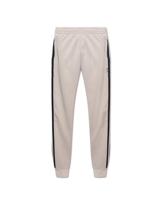 Adidas Originals White Sweatpants With Logo, for men