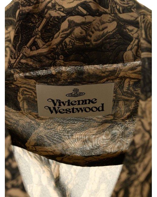 Vivienne Westwood Brown Camp Shirt for men