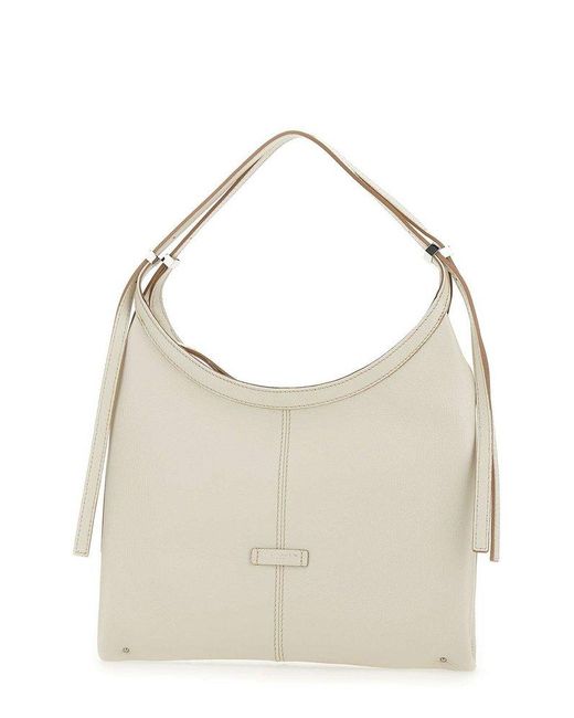 Gianni Chiarini White Norma Shoulder Bag