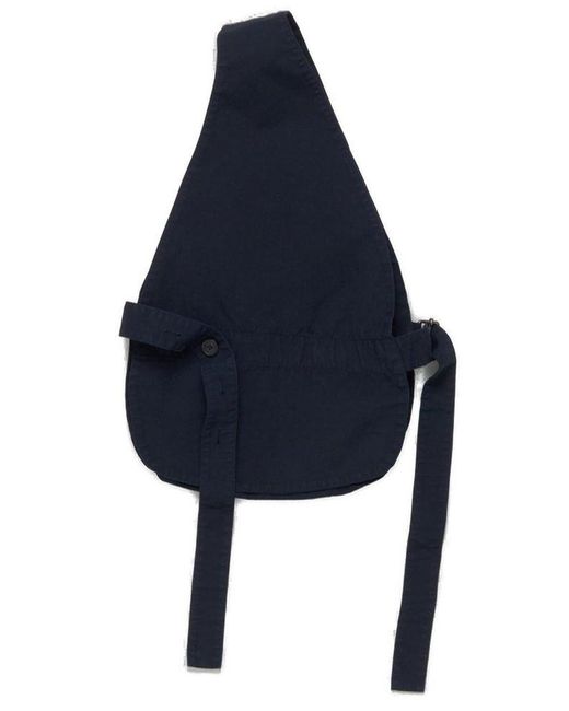 Dries Van Noten One-Shoulder Strap Vest in Blue for Men