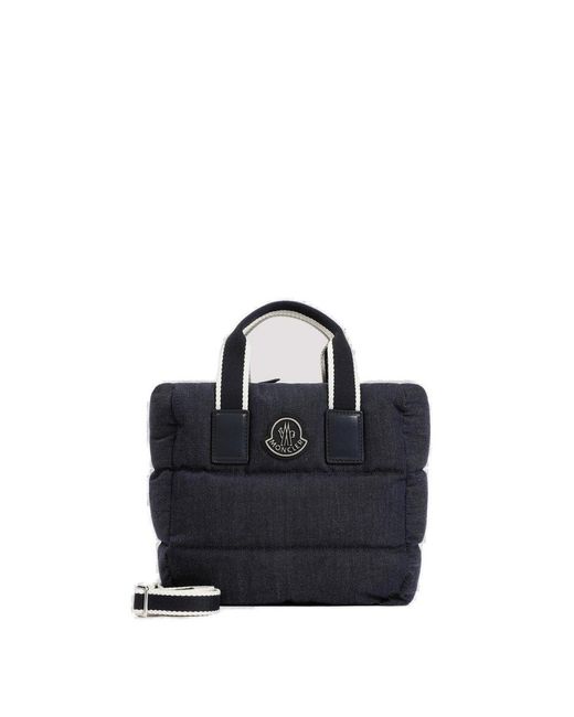 Moncler Blue Mini Caradoc Tote Bag
