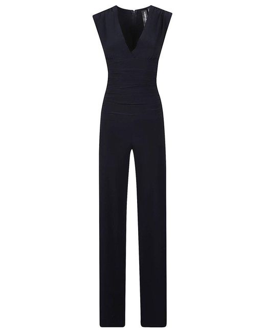 Norma Kamali Blue Suit