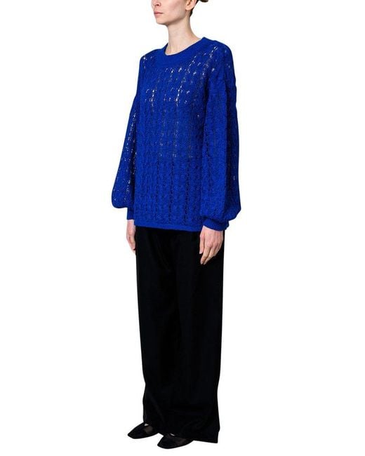 THE GARMENT Blue Donna Drop Shoulder Jumper