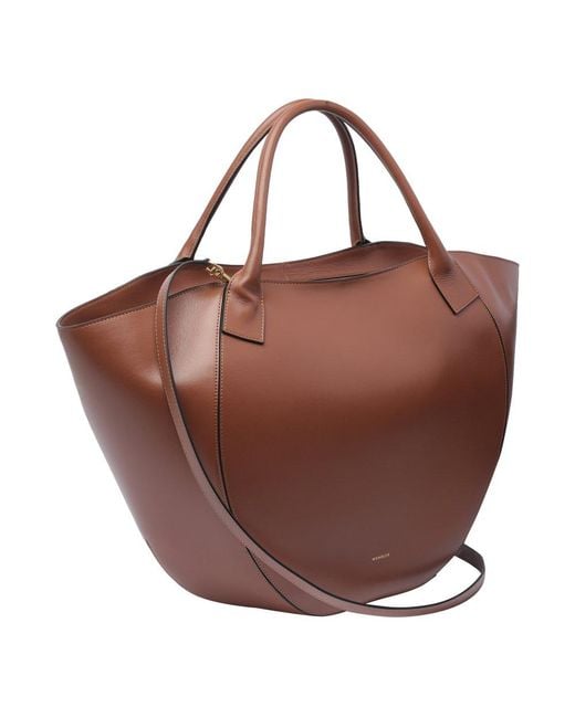 Wandler Brown Mia Shopping Bag