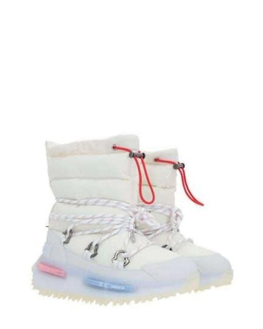 Moncler Genius White Moncler Nmd Mid Boots