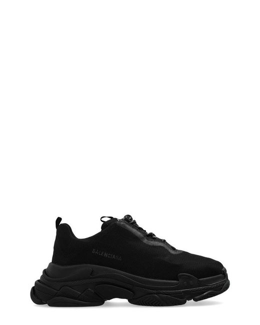 Balenciaga Black ‘Triple S’ Sneakers for men