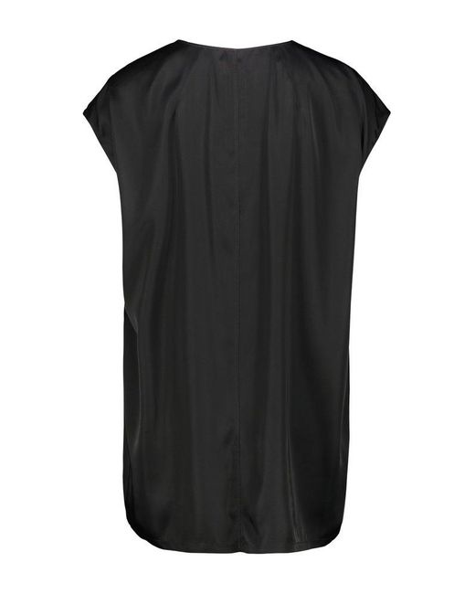 Rick Owens Black Dylan Top Clothing
