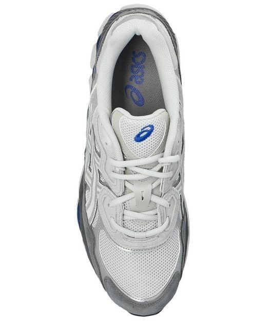 Asics White Gel-Nyc Lace-Up Sneakers