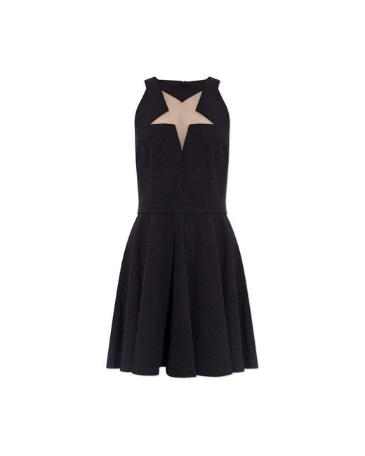 Versace Jeans Couture Blue Star Cut-Out Sleeveless Mini Dress