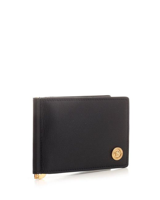 Versace Black Bifold Wallet for men
