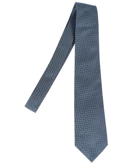 Etro Blue Silk Tie for men