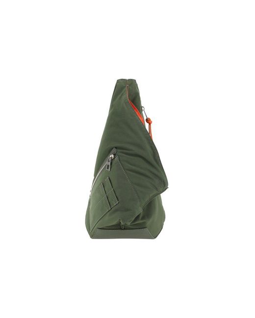 Loewe Green Anton Zip-up Sling Bag for men