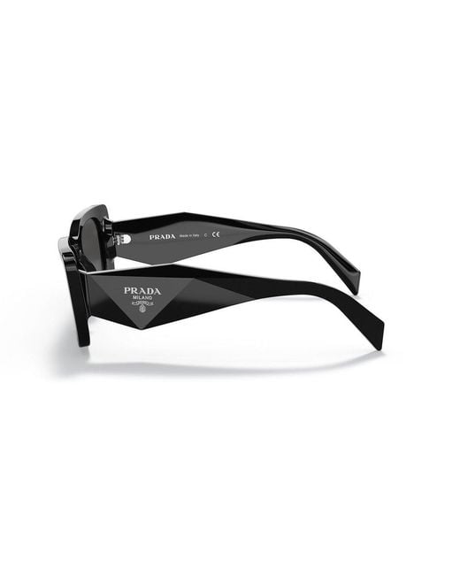 Miu Miu Prada Eyewear Cat Eye Frame Sunglasses in Black Lyst UK