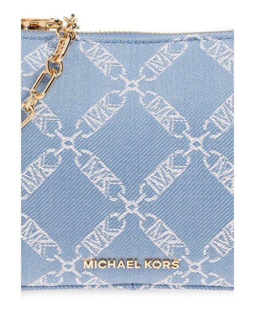MICHAEL Michael Kors Blue 'empire Medium' Shoulder Bag,