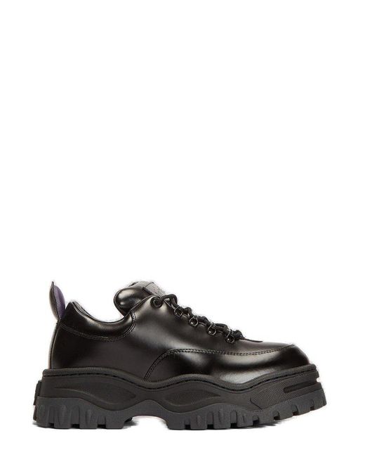 Eytys Black Angel Lace-up Sneakers