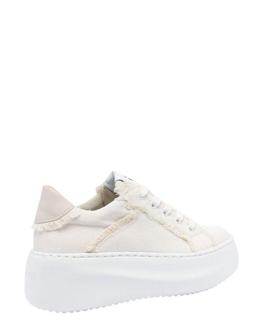 Vic Matié White Platform Sneakers