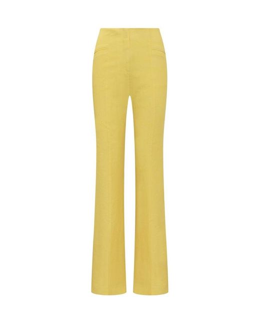 De La Vali Yellow Flared Pants
