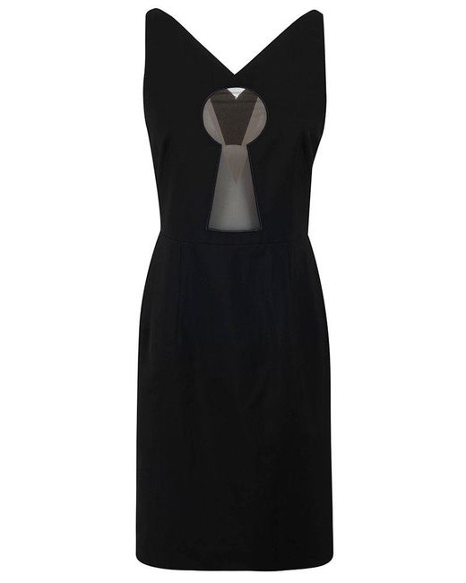 Moschino Black Sleeveless Mini Dress