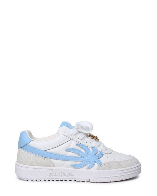 Palm Angels White Palm Beach University Low-top Sneakers