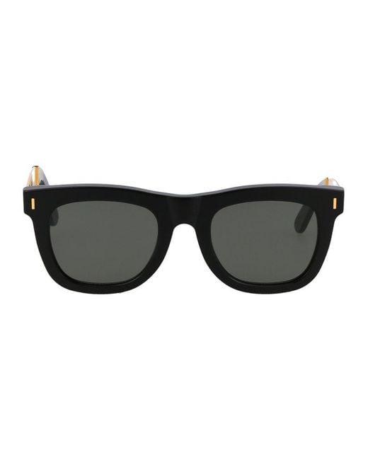 Retrosuperfuture Square Rounded Frame Sunglasses in Black for Men Lyst