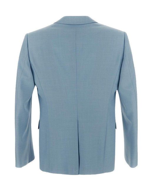 Alexander McQueen Blue Wool Jacket for men