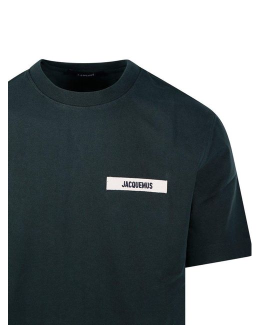 Jacquemus Black The Gros Grain T-Shirt for men