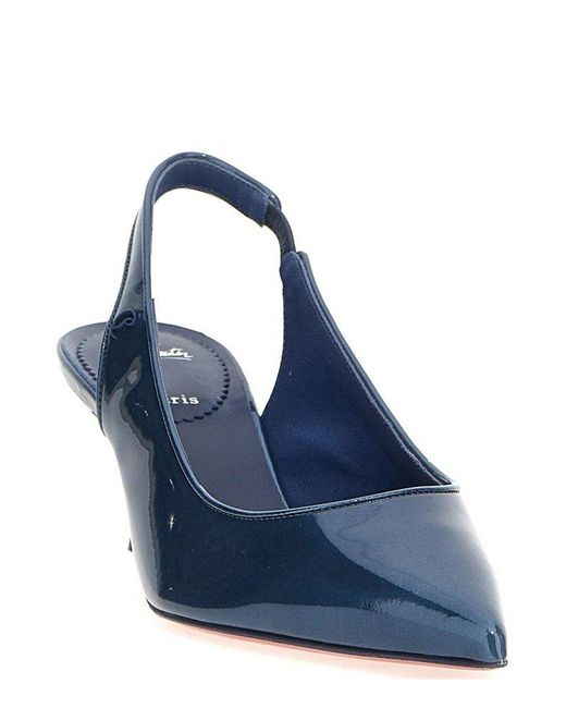 Christian Louboutin Blue Sporty Kate Slingback Pumps