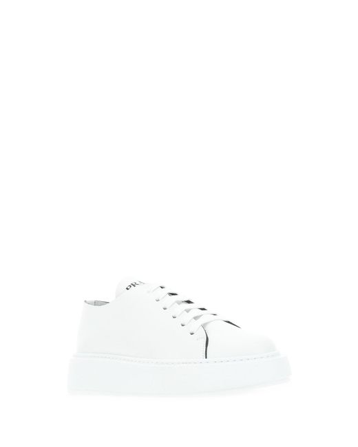 prada wedge trainers