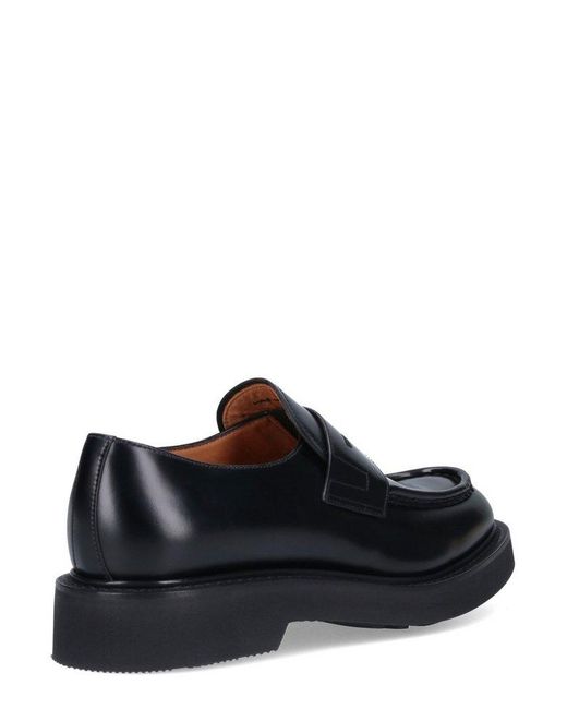 Church's Black Round-toe Slip-on Loafers for men