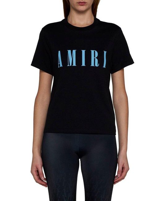 Amiri Black T-shirts And Polos