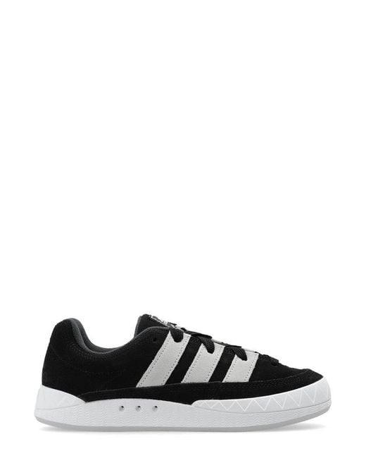 Adidas Originals Black Adimatic Lace-up Sneakers