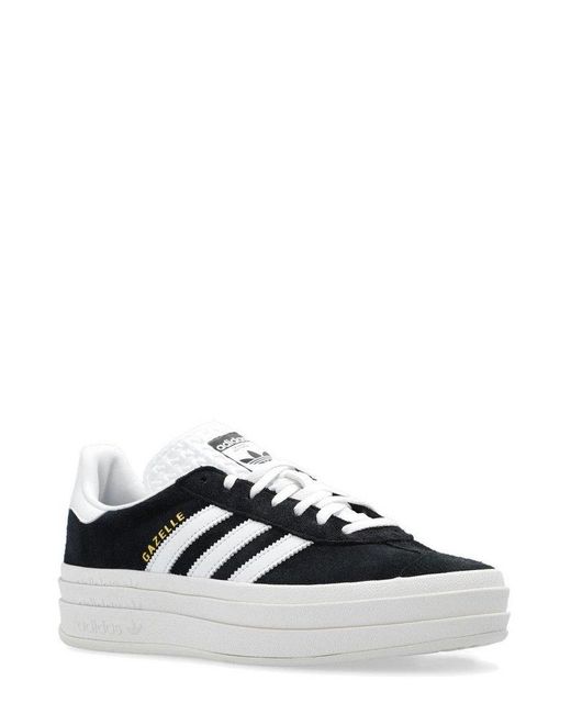 Adidas Originals Black ‘Gazelle Bold’ Platform Sneakers