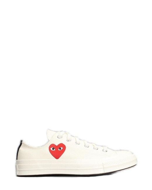 COMME DES GARÇONS PLAY Pink Comme Des Garcons Play X Converse Chuck 70 Lace-Up Sneakers
