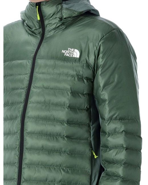 The North Face Green Terra Peak Hybrid Hooded Jacket for men
