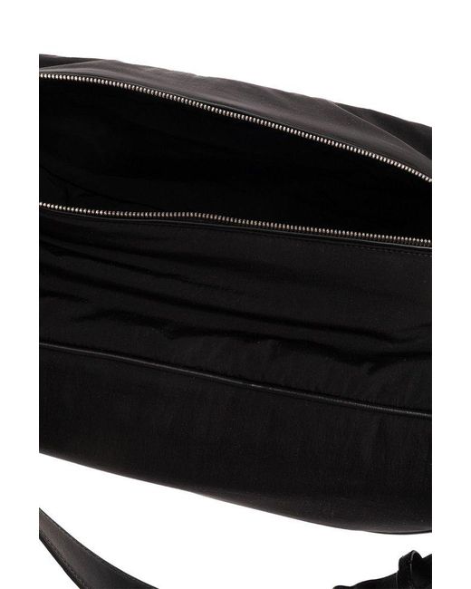 Bottega Veneta Black Belt Bag With Logo, for men