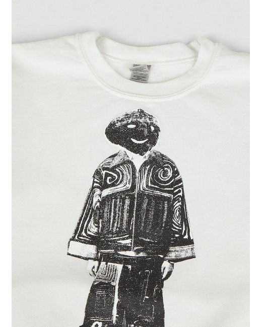 DRx FARMAxY FOR LN-CC Natural Graphic Print Pullover